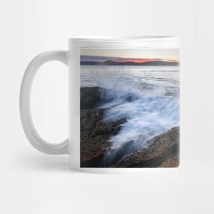 Splash on the rocks at Umina Beach Mug